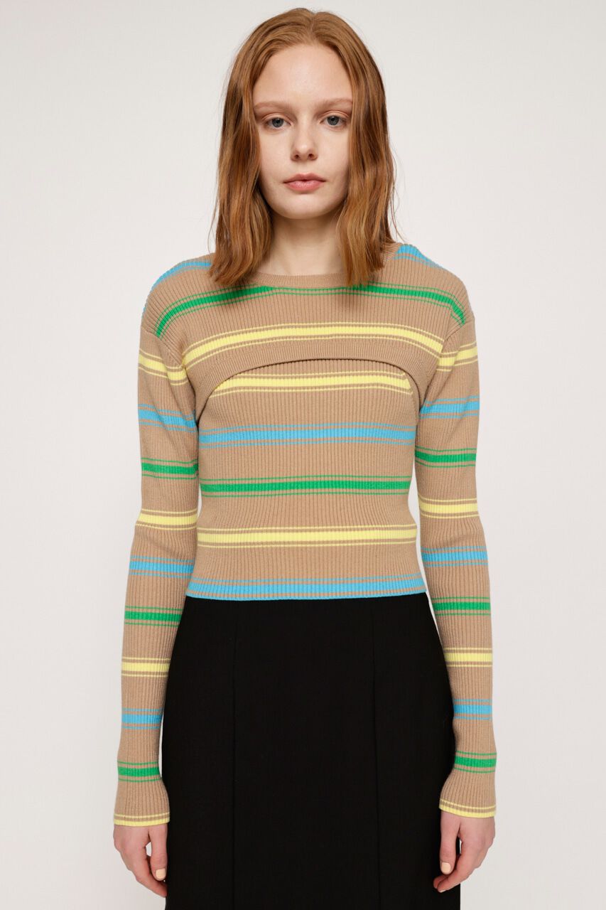SLY「RIB KNIT 2P トップス」|ニット・セーター|