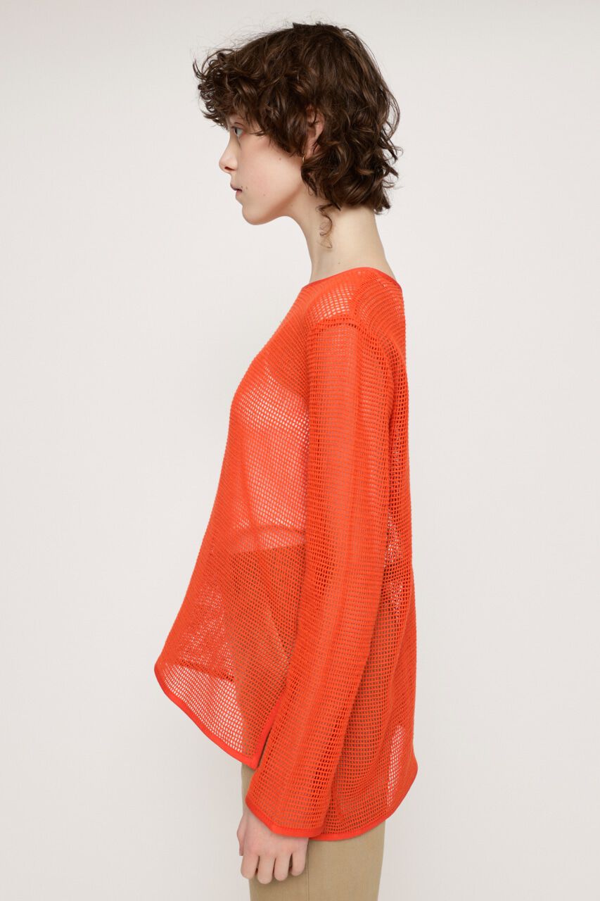 SLY「コットンメッシュロングスリーブトップス 長袖」|シャツ・ブラウス|