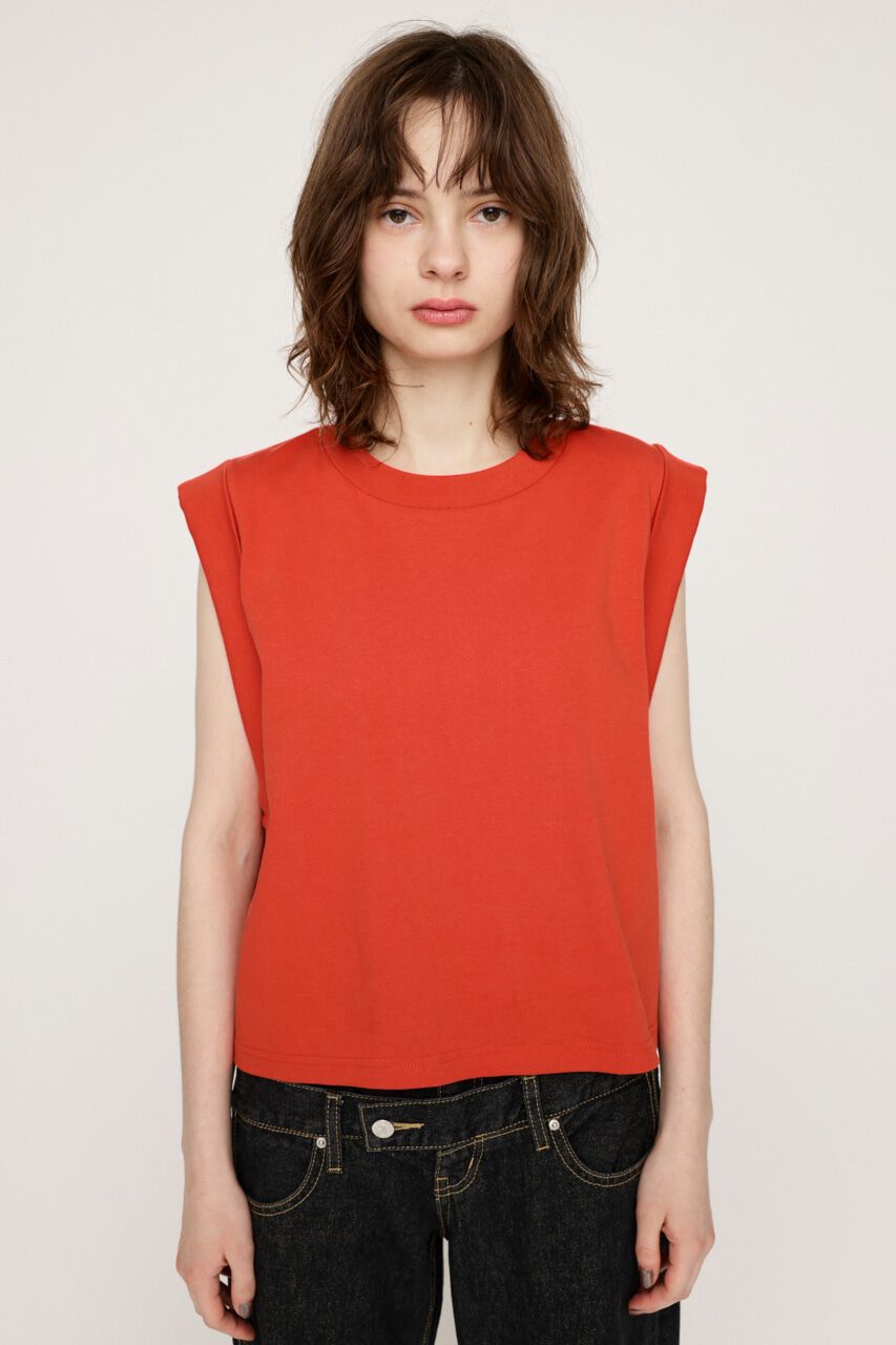 SLY「ROLL UP SLEEVE BOX トップス」|タンクトップ|