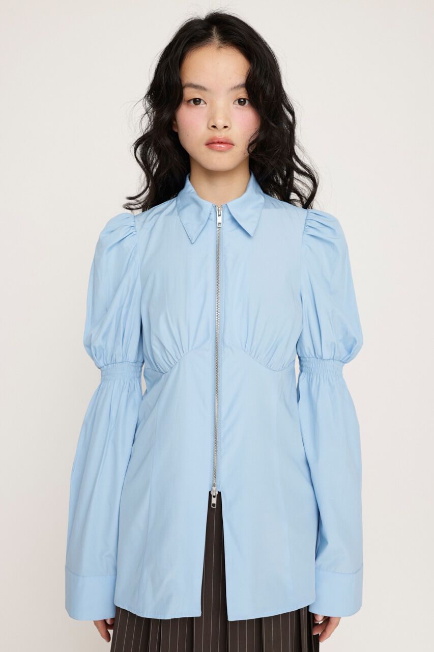 SLY「FRONT ZIP SH ブラウス」|シャツ・ブラウス|