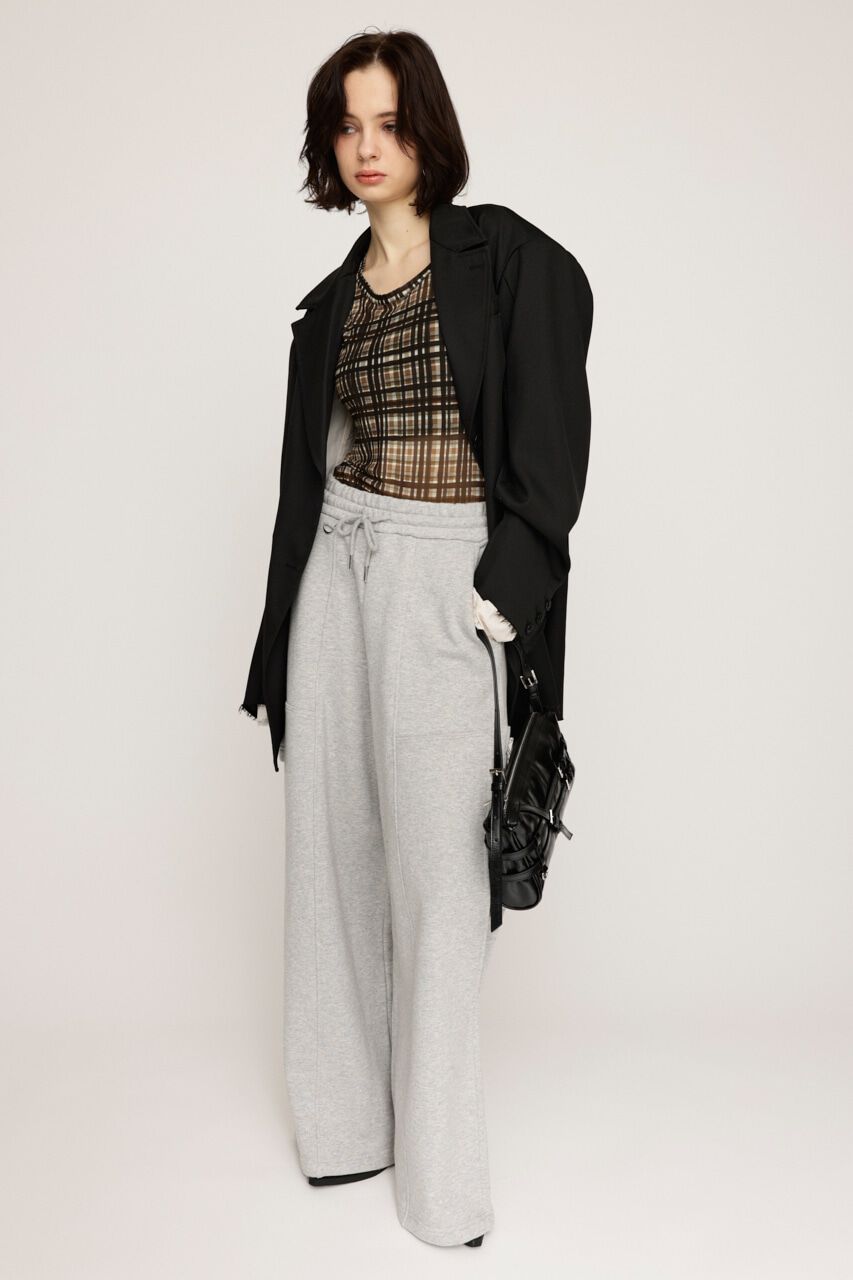 SLY「BLUSH MULTI CHECK トップス」|Tシャツ・カットソー|