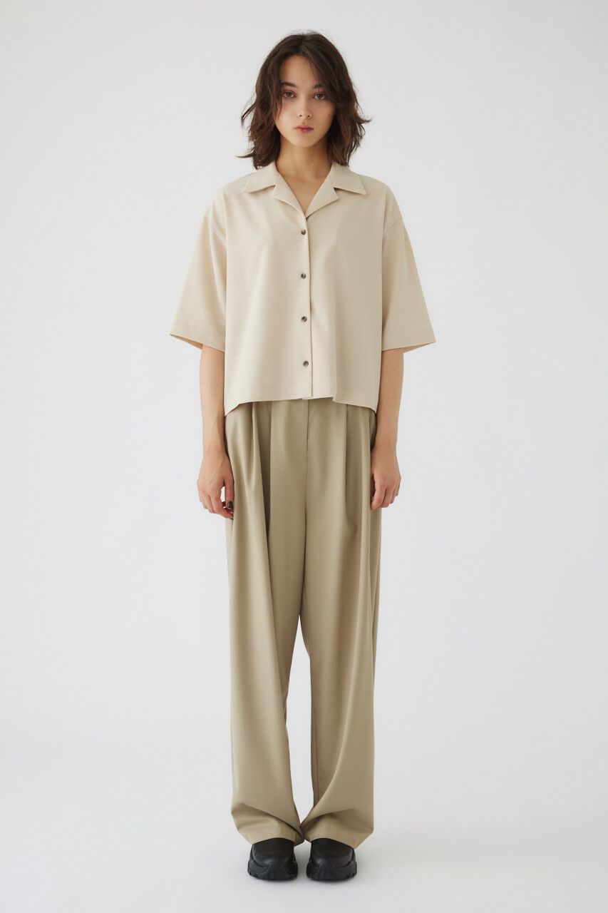 RIM.ARK 「Open collar half sleeve SH」|シャツ・ブラウス|