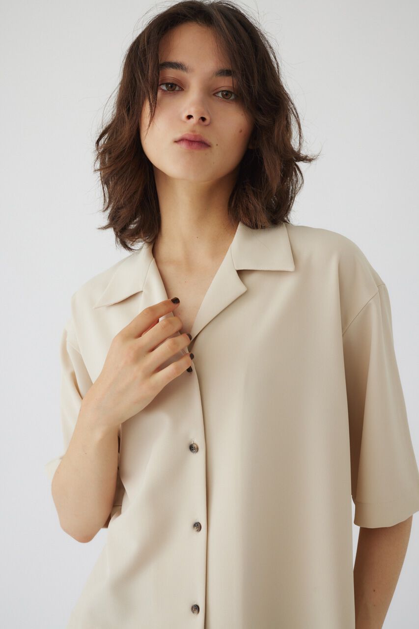 RIM.ARK 「Open collar half sleeve SH」|シャツ・ブラウス|