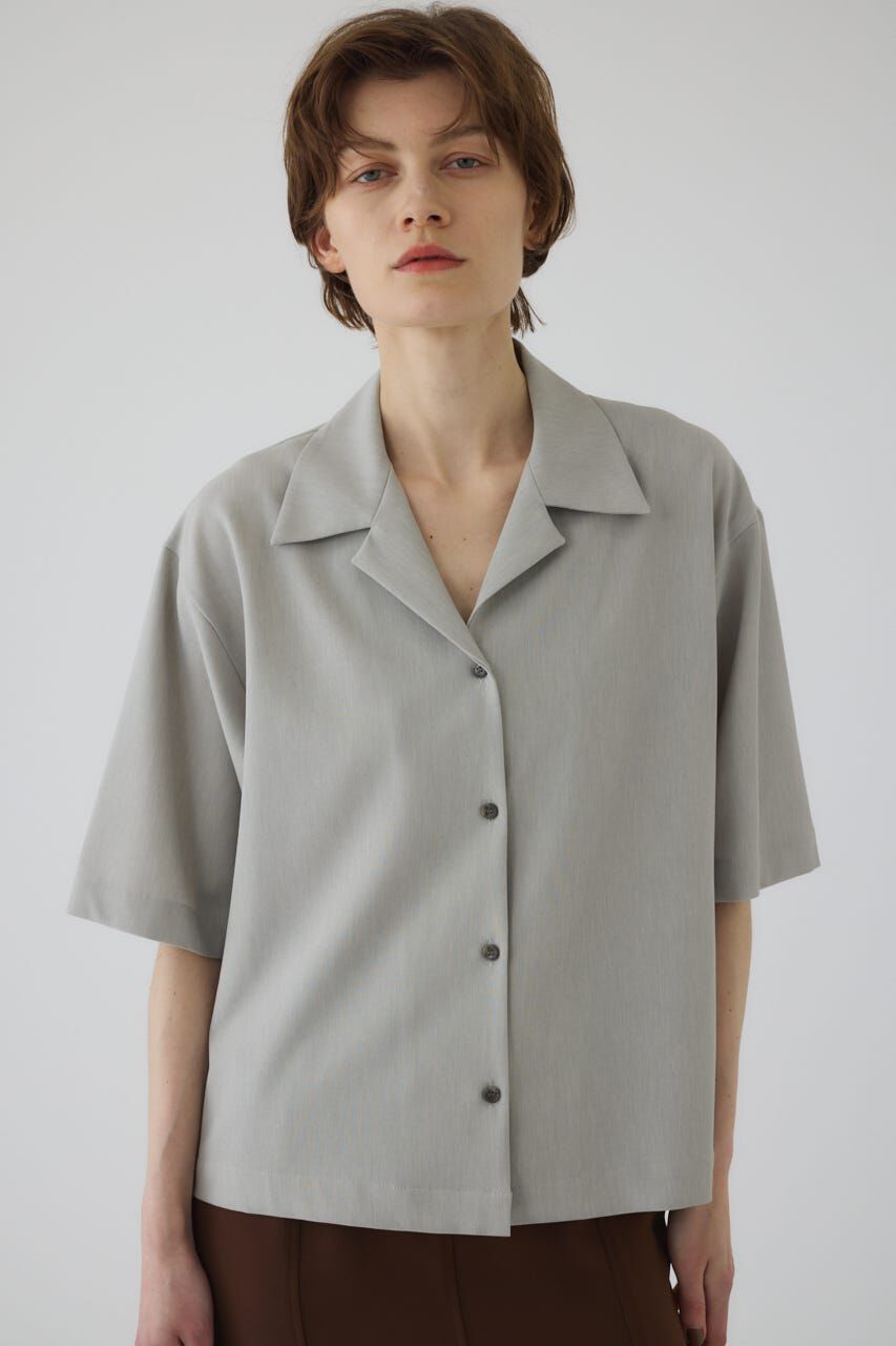 RIM.ARK 「Open collar half sleeve SH」|シャツ・ブラウス|