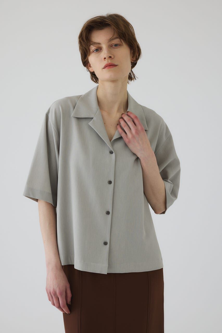 RIM.ARK 「Open collar half sleeve SH」|シャツ・ブラウス|