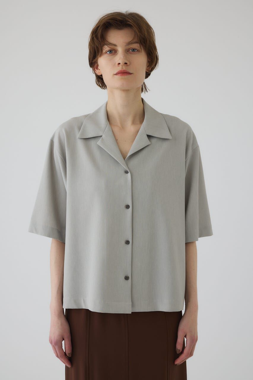 RIM.ARK 「Open collar half sleeve SH」|シャツ・ブラウス|
