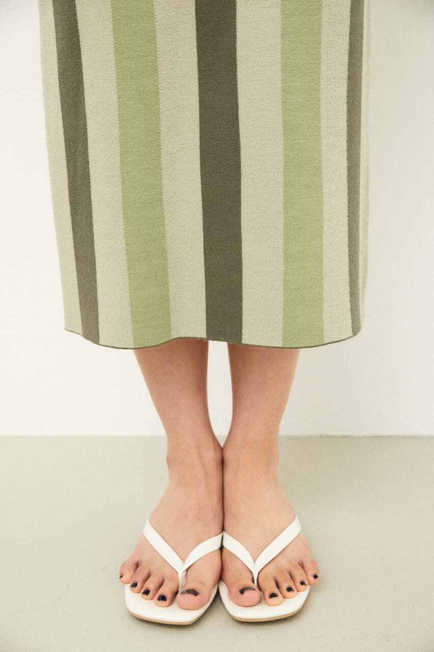 LAGUA GEM「MULTI STRIPE CAMI OP」|ワンピース|