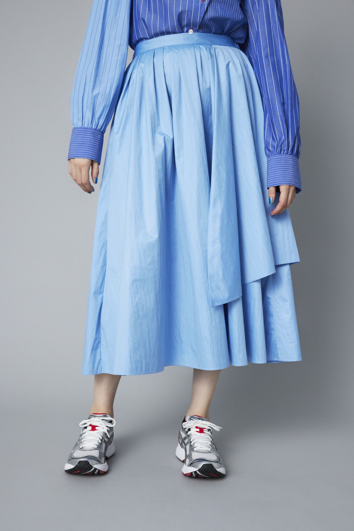HeRIN.CYE「Layered skirt」|スカート|BLU
