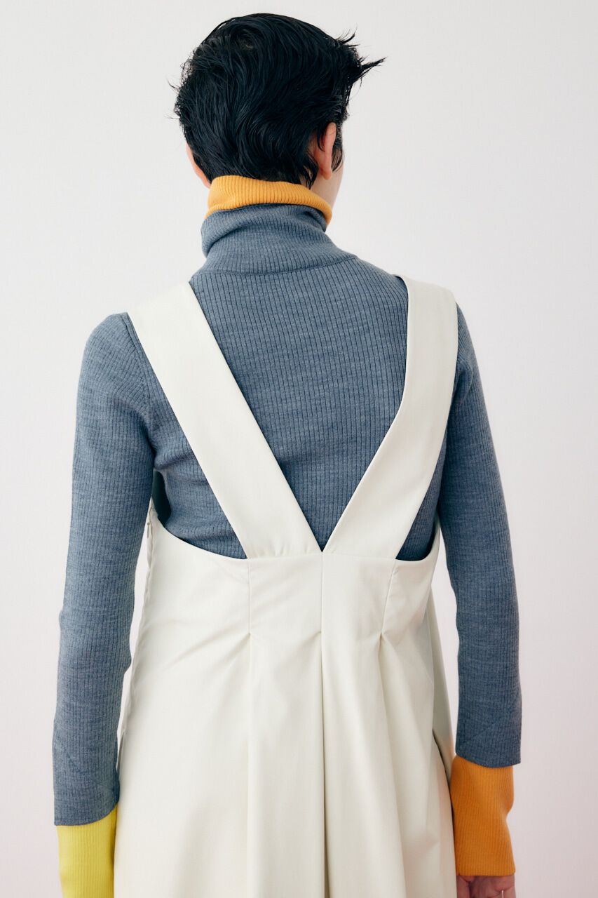 HeRIN.CYE「Leather like long dress」|ワンピース|