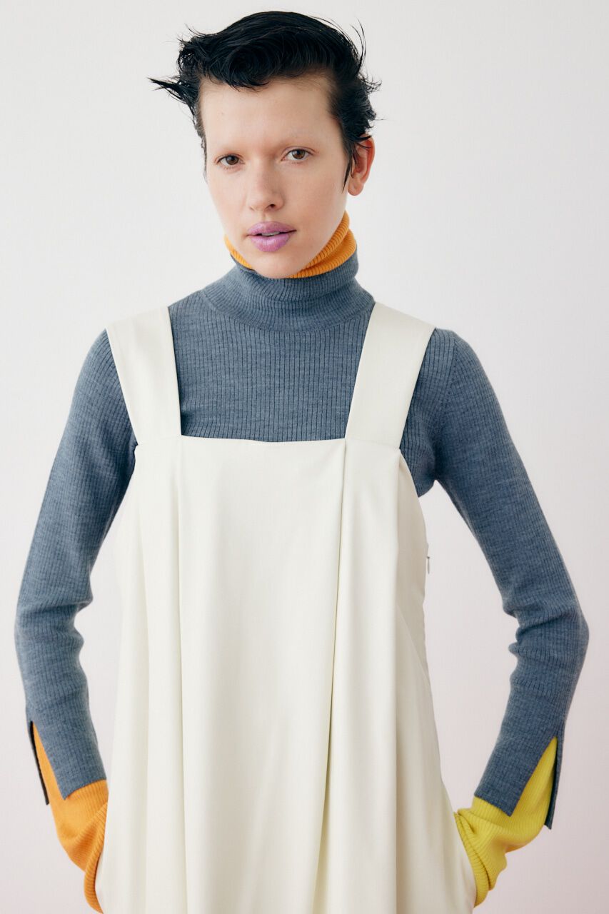 HeRIN.CYE「Leather like long dress」|ワンピース|