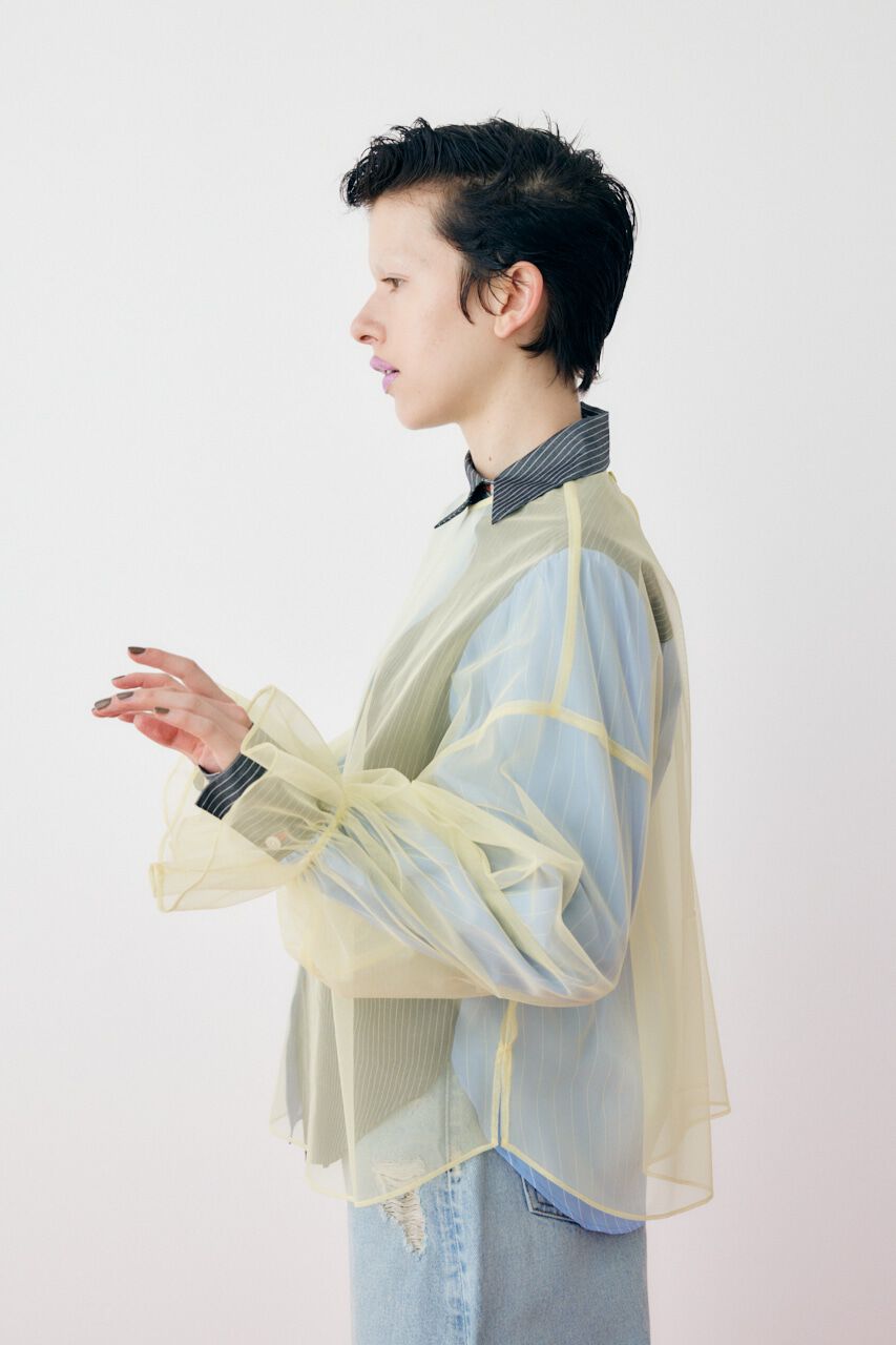 HeRIN.CYE「Tulle blouse」|シャツ・ブラウス|