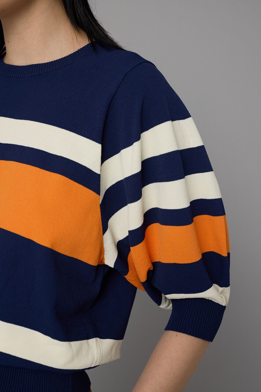 HeRIN.CYE「Border knit tops」|ニット・セーター|