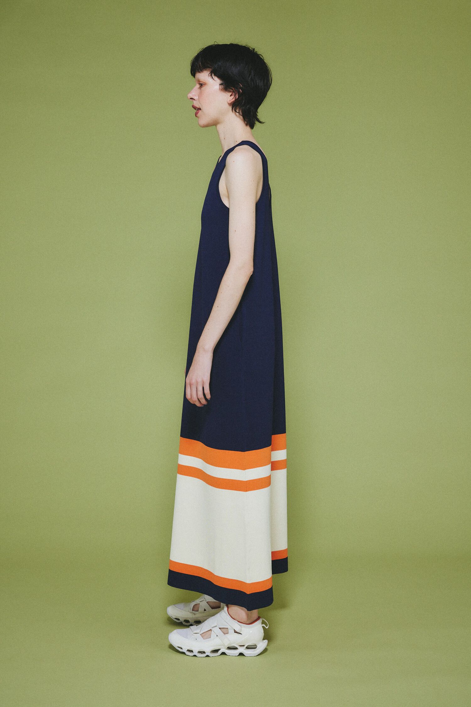 HeRIN.CYE「Border hem one piece」|ワンピース|