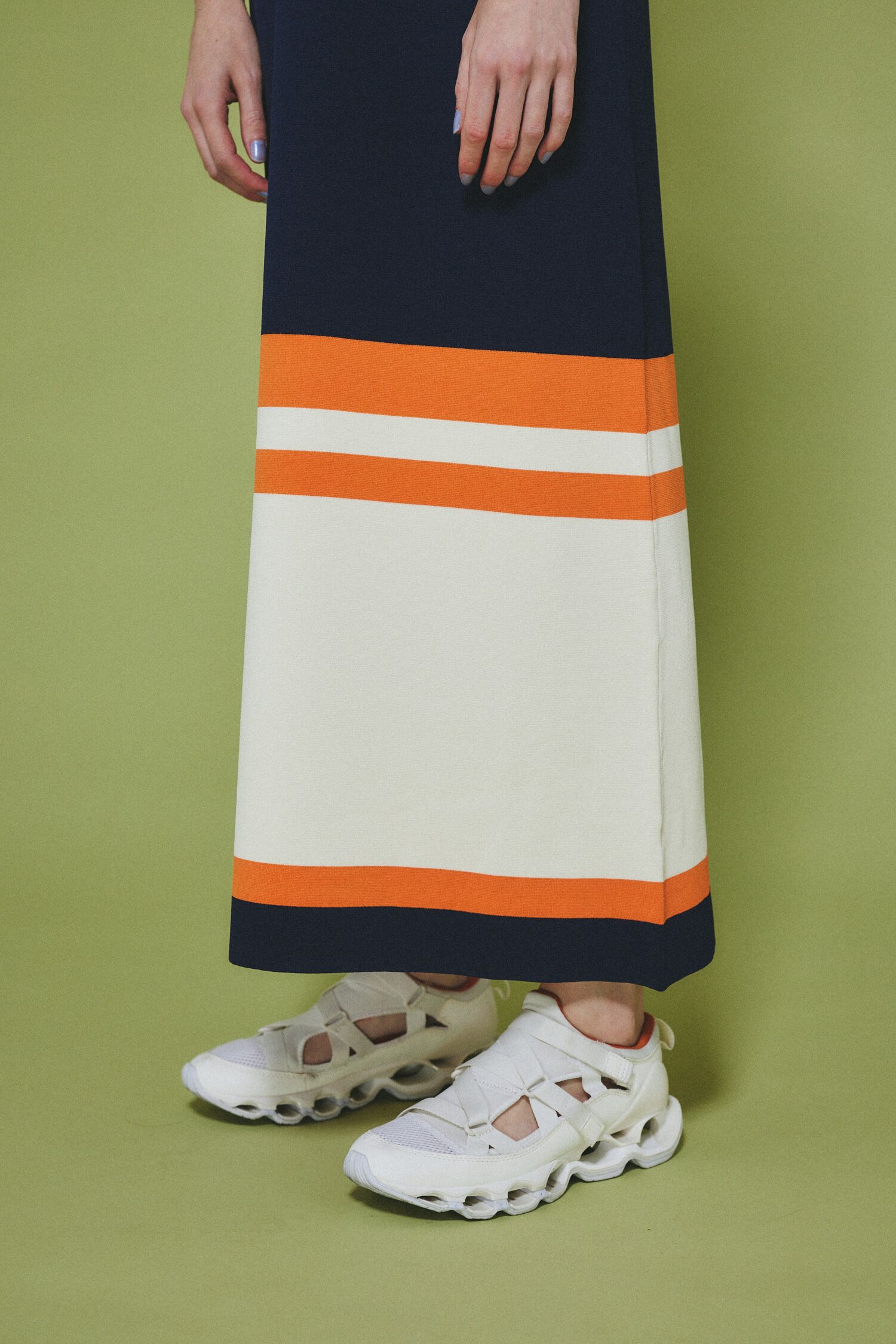 HeRIN.CYE「Border hem one piece」|ワンピース|