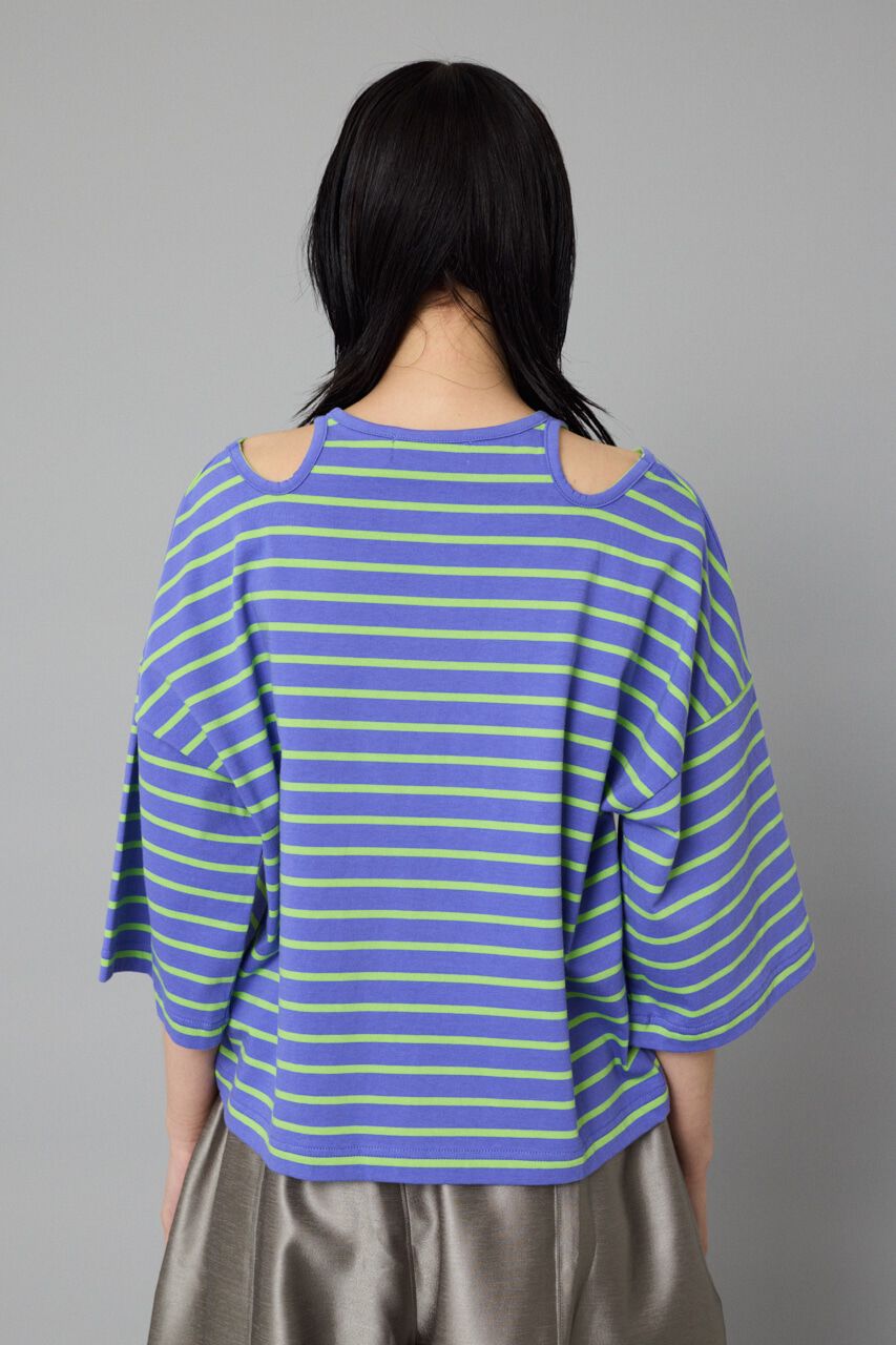 HeRIN.CYE「Shoulder slit box tops」|Tシャツ・カットソー|