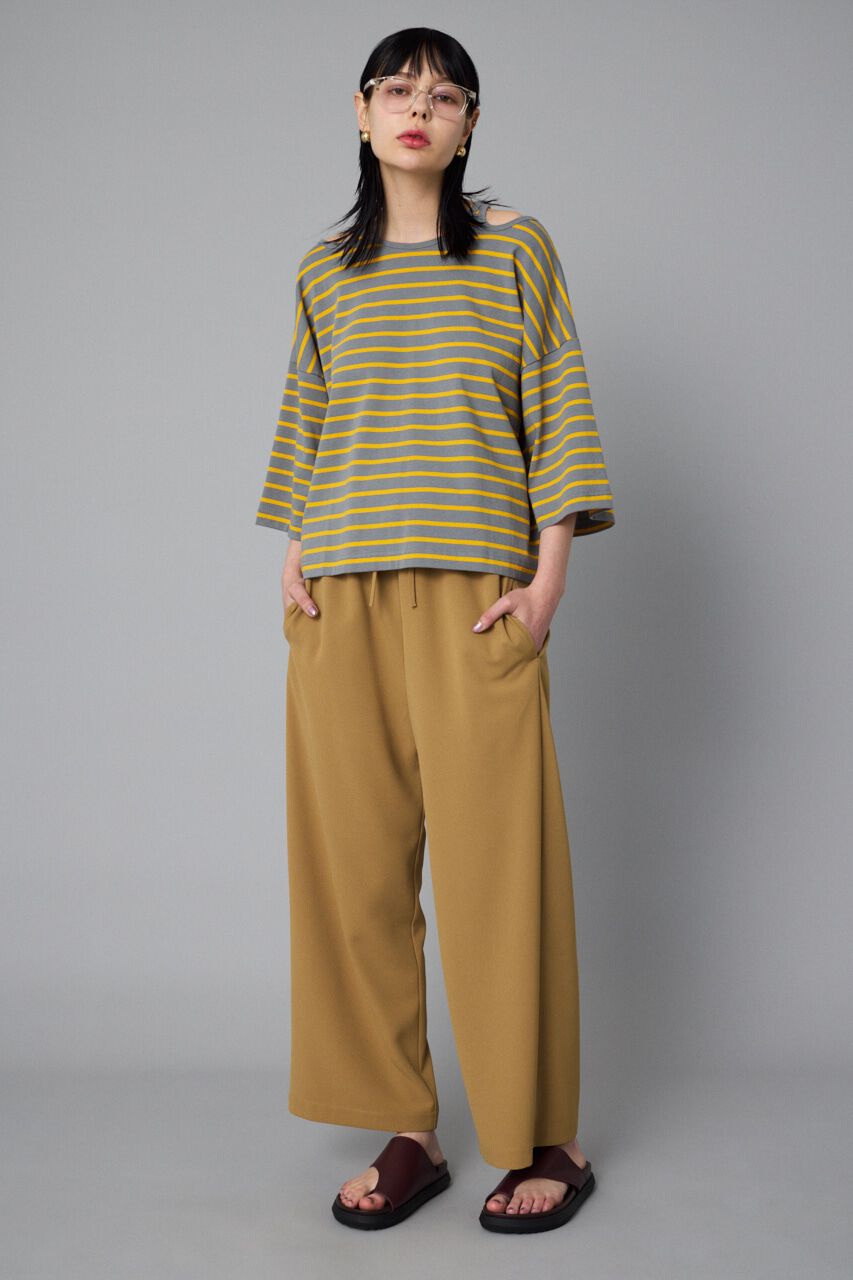 HeRIN.CYE「Shoulder slit box tops」|Tシャツ・カットソー|