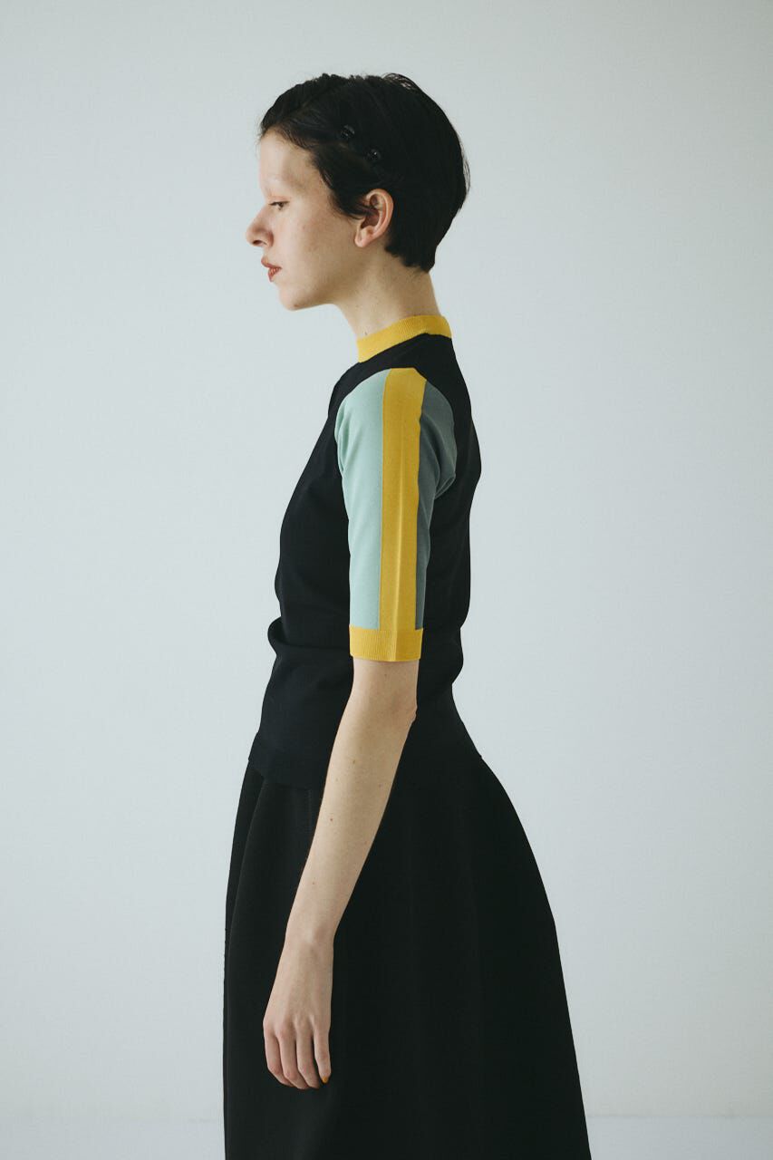 HeRIN.CYE「Color block knit tops」|ニット・セーター|