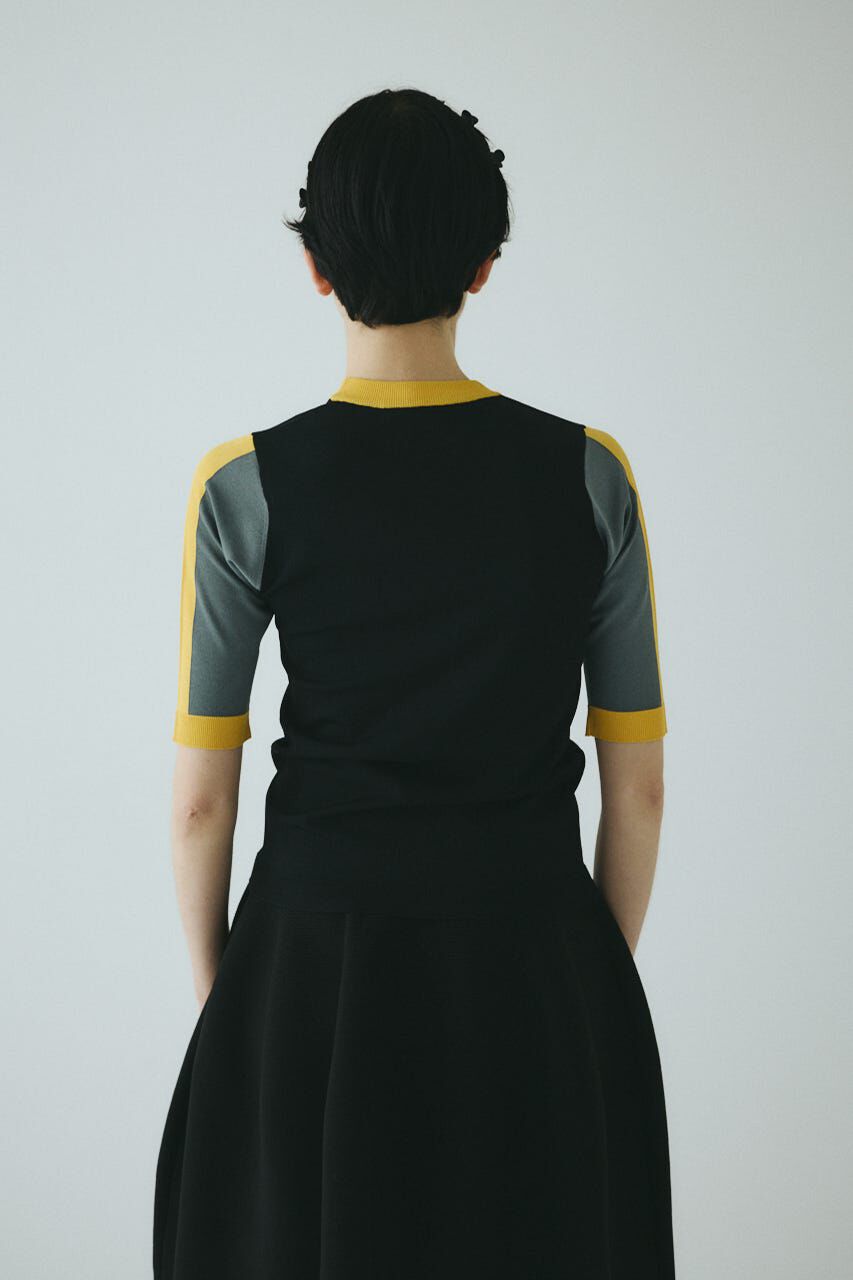 HeRIN.CYE「Color block knit tops」|ニット・セーター|