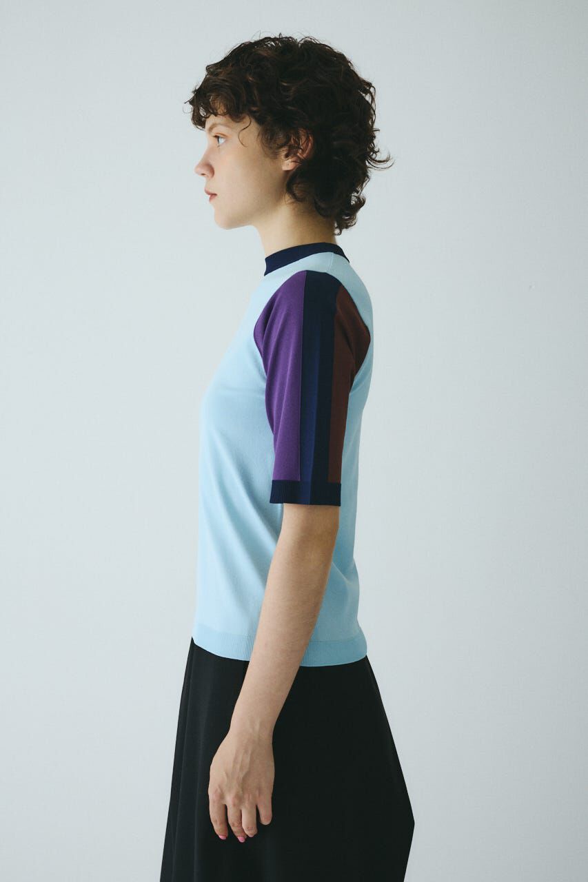 HeRIN.CYE「Color block knit tops」|ニット・セーター|