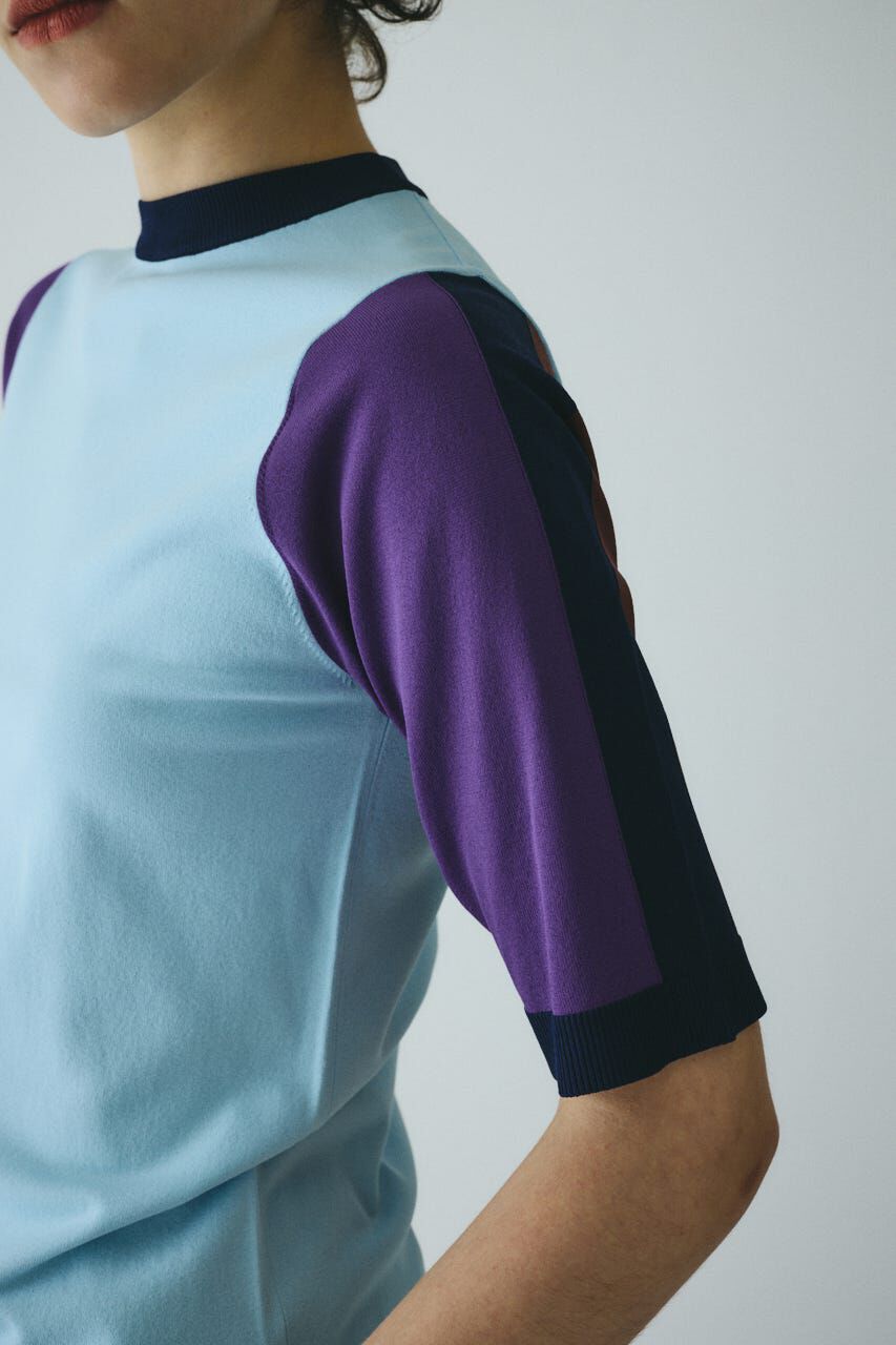 HeRIN.CYE「Color block knit tops」|ニット・セーター|