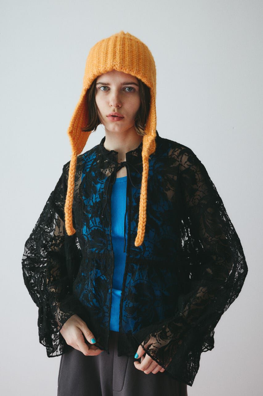HeRIN.CYE「Lace blouse」|シャツ・ブラウス|BLK