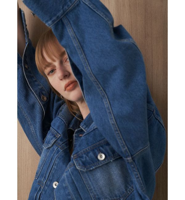 ELENDEEK「WIDE SLEEVE DENIM JK」|デニムジャケット|