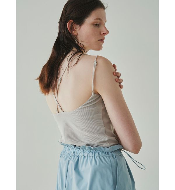 ELENDEEK「BACK CROSS PAD CAMI」|キャミソール|