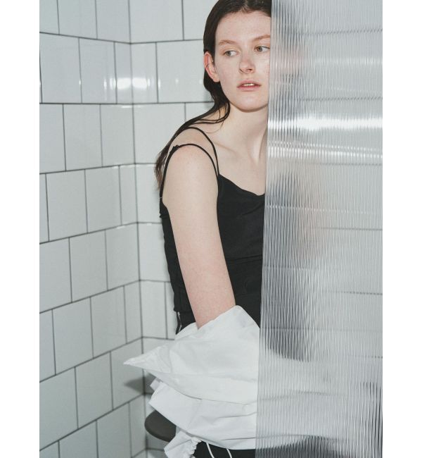 ELENDEEK「BACK CROSS PAD CAMI」|キャミソール|