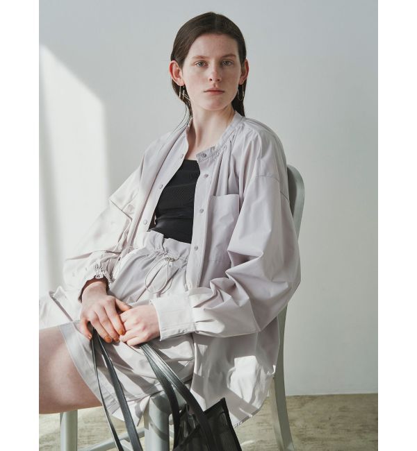 ELENDEEK「BACK CROSS PAD CAMI」|キャミソール|ブラック