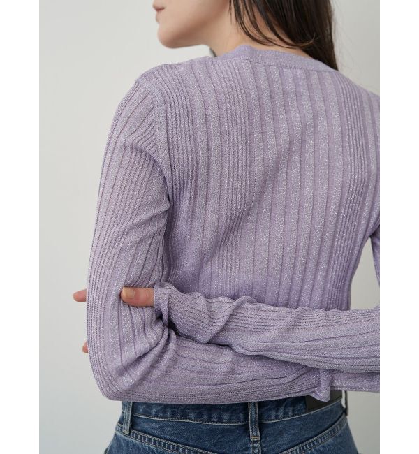 ELENDEEK「LAME SHEER RIB KT」|ニット・セーター|