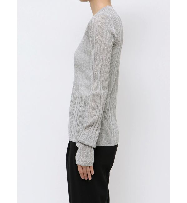 ELENDEEK「LAME SHEER RIB KT」|ニット・セーター|