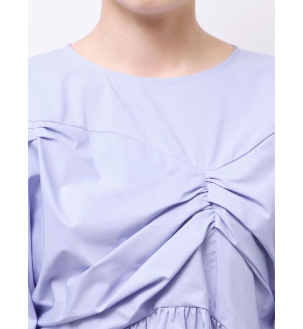 ELENDEEK「GATHER BALLOON PEPLUM BL」|シャツ・ブラウス|