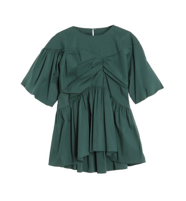 ELENDEEK「GATHER BALLOON PEPLUM BL」|シャツ・ブラウス|
