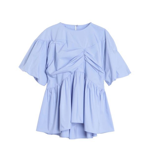 ELENDEEK「GATHER BALLOON PEPLUM BL」|シャツ・ブラウス|