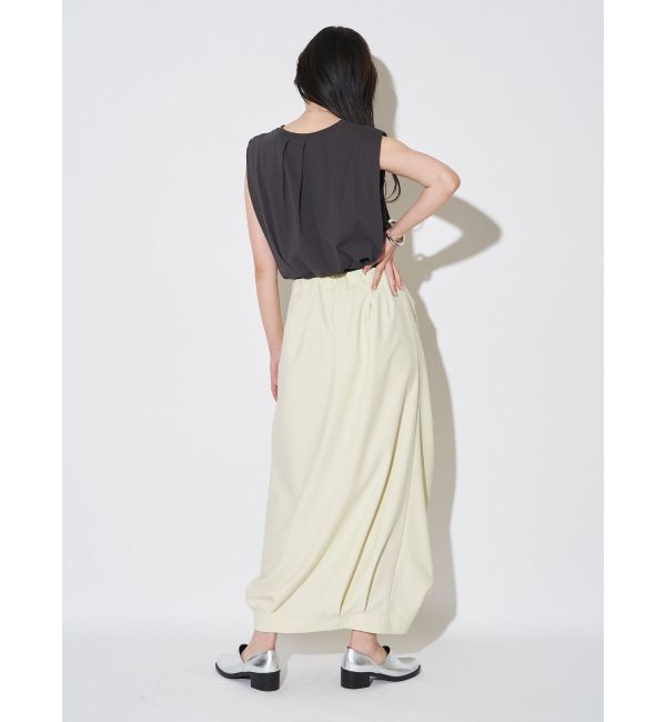 ELENDEEK「ASYME DRAPE SK」|スカート|