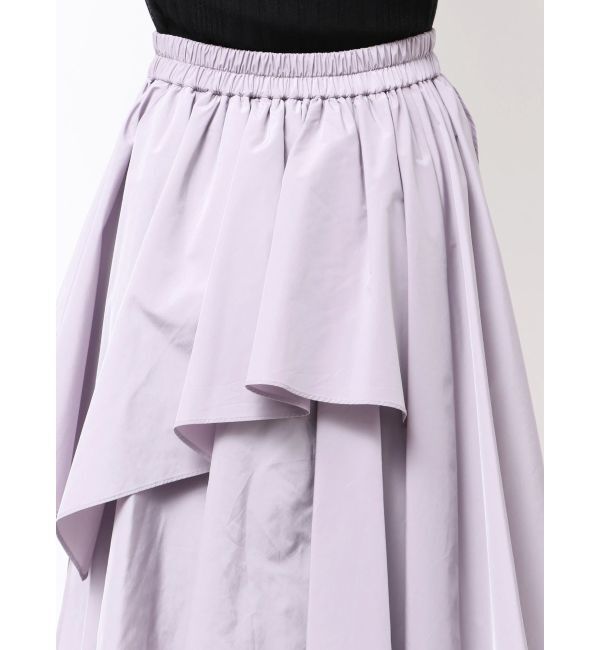 ELENDEEK「ASYMMETRY PLEAT MIX SK」|スカート|