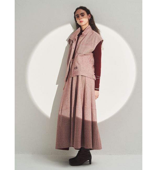 ELENDEEK「【Dickies&times;ELENDEEK】VOLUME FLARE SK」|スカート|