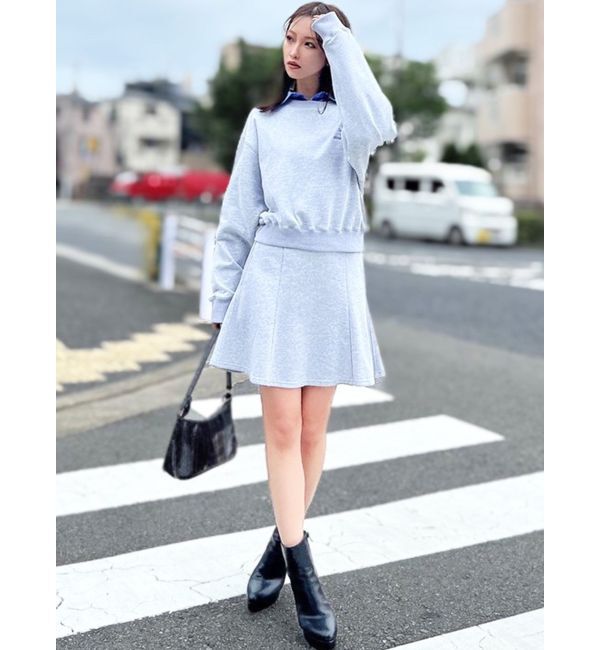 RESEXXY「スウェットミニフレアスカート【セットアップ着用可能】」|スカート|