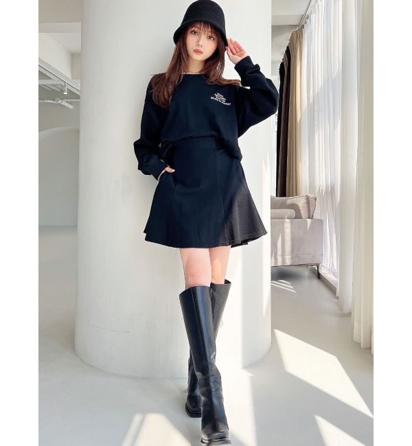 RESEXXY「スウェットミニフレアスカート【セットアップ着用可能】」|スカート|