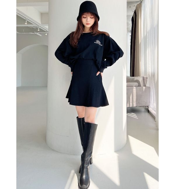 RESEXXY「スウェットミニフレアスカート【セットアップ着用可能】」|スカート|