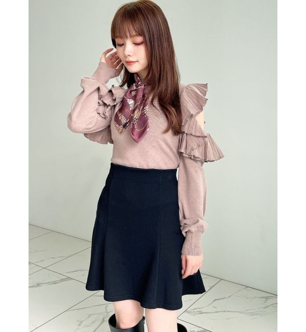 RESEXXY「スウェットミニフレアスカート【セットアップ着用可能】」|スカート|