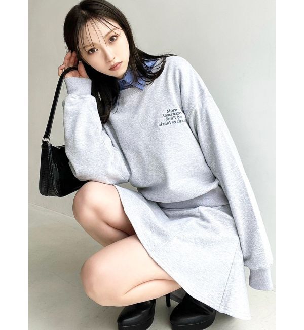 RESEXXY「スウェットミニフレアスカート【セットアップ着用可能】」|スカート|