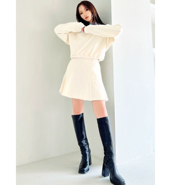 RESEXXY「スウェットミニフレアスカート【セットアップ着用可能】」|スカート|