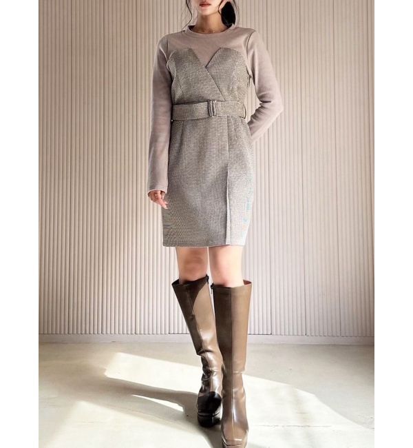 RESEXXY「レイヤードミニワンピース」|ワンピース|ミックス