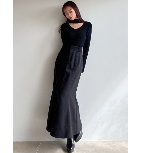 RESEXXY「ウエストリブマーメイドスカート」|スカート|