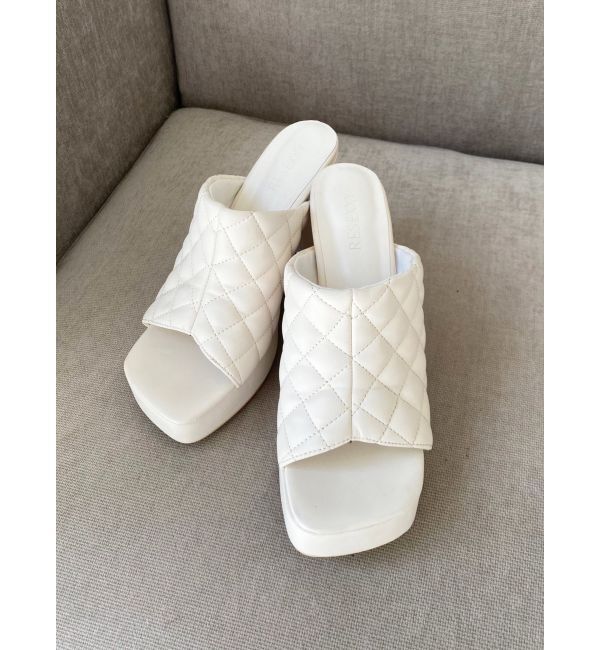 RESEXXY「キルティング厚底サンダル」|サンダル|