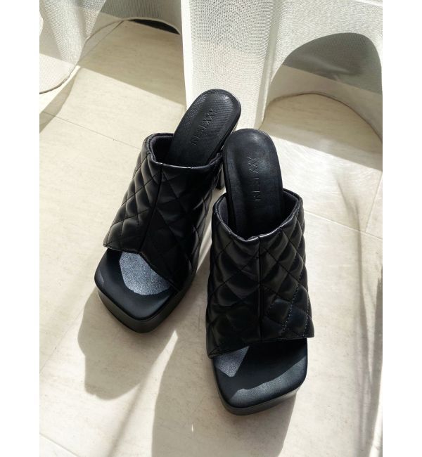RESEXXY「キルティング厚底サンダル」|サンダル|