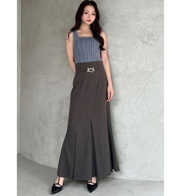 RESEXXY「ファブリックフォールドスカート」|スカート|