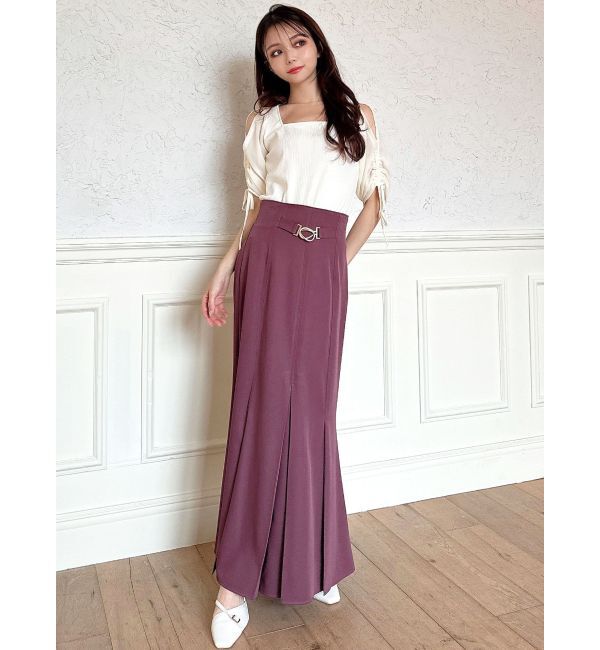 RESEXXY「ファブリックフォールドスカート」|スカート|