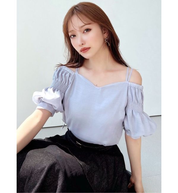 RESEXXY「ボリュームスリーブオフショルブラウス」|シャツ・ブラウス|